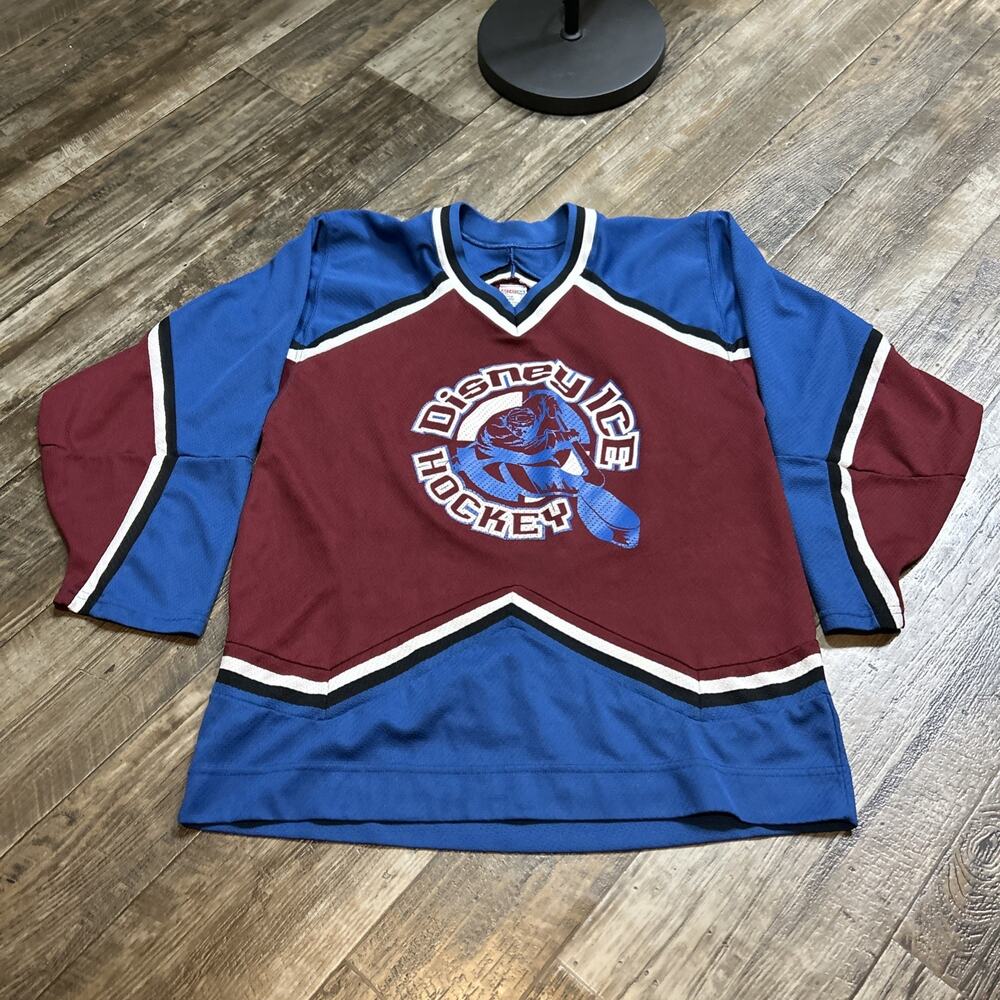Disney Mickey Mouse Rare Hockey Jersey Men's Size M Canada CCM Vintage